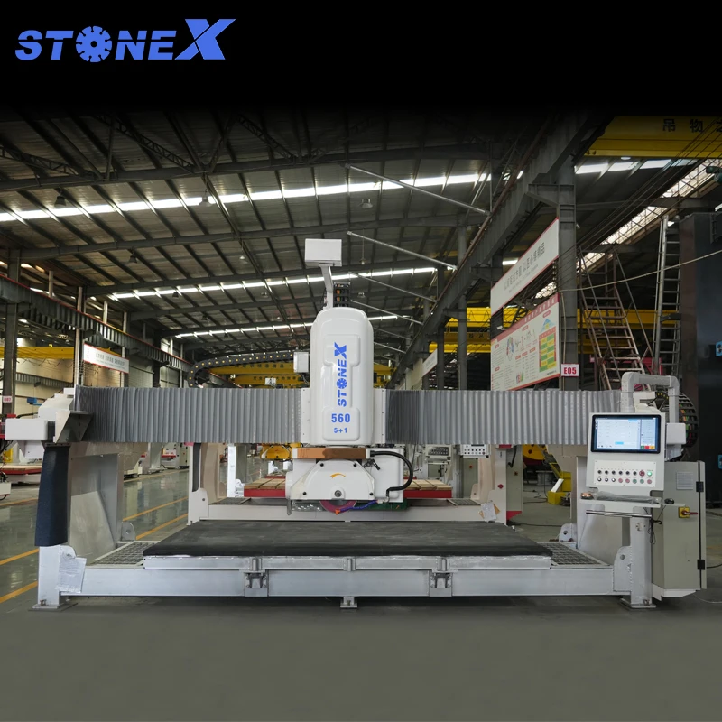 5+1 Axis CNC Bridge Saw